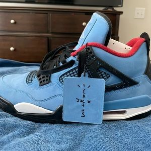 Air Jordan 4 Travis Scott, worn once lightly. Excellent condition.